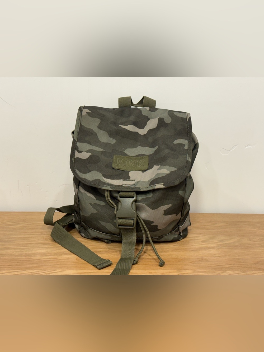 PINK Victoria's Secret Olive Green Camo Men's Backpack